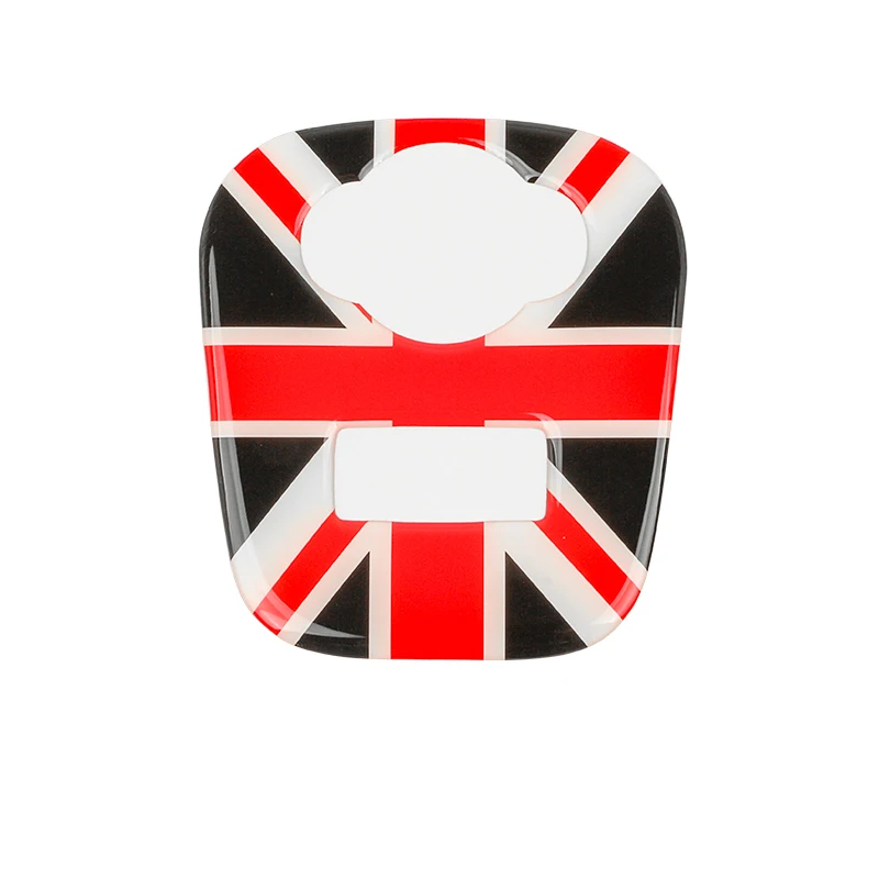 black jack Union Jack AUX прикуриватель USB панель приборной панели 3D мягкая наклейка для Mini Cooper S F55 F56 F 56 автомобильные аксессуары - Название цвета: black jack