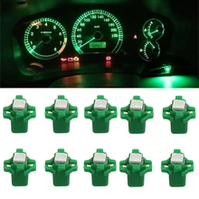 10 шт 12V T5 B8.3D W3W 5050 светодиодный шпиндельная головка лампы