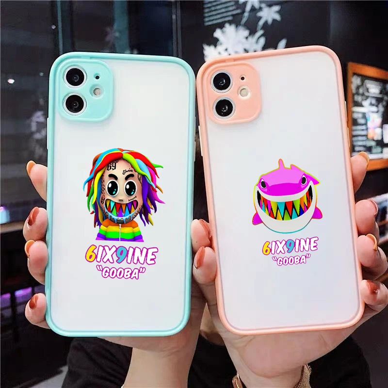 GYKZ Fashion 6IX9INE GOOBA Прозрачный чехол для телефона iPhone 11 Pro 12 13 XR X XS MAX SE 7 8 6Plus жесткий матовый чехол-накладка