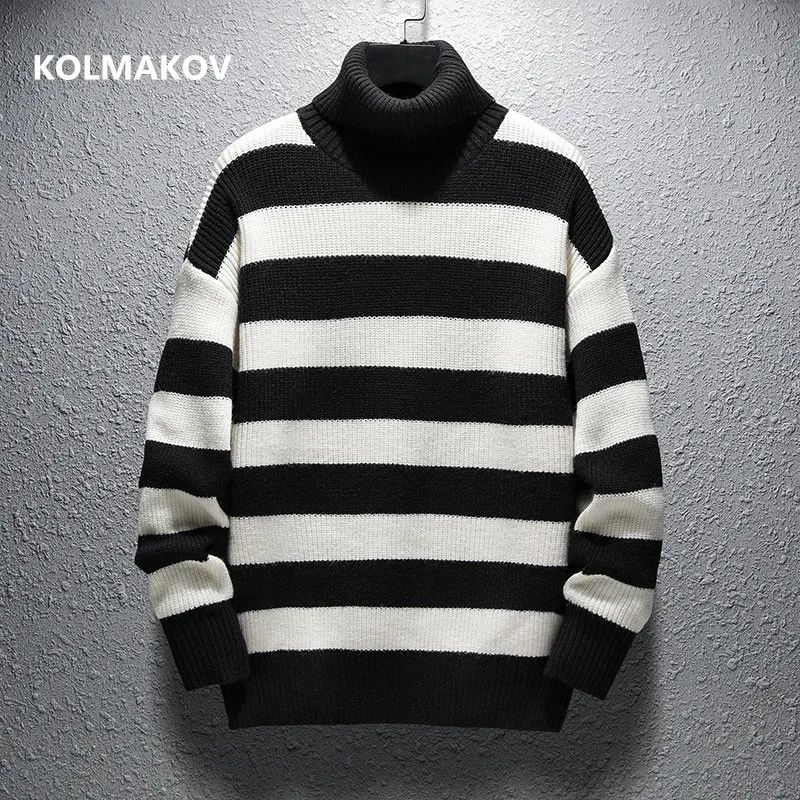 

Новое поступление 2021, осень и зима, высококачественный Повседневный свитер для мужчин, мужские повседневные свитера большого размера