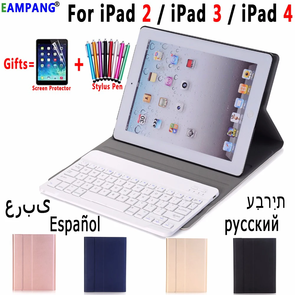 Чехол для клавиатуры чехол iPad2 iPad3 iPad4 Bluetooth|Чехлы планшетов и электронных книг| |