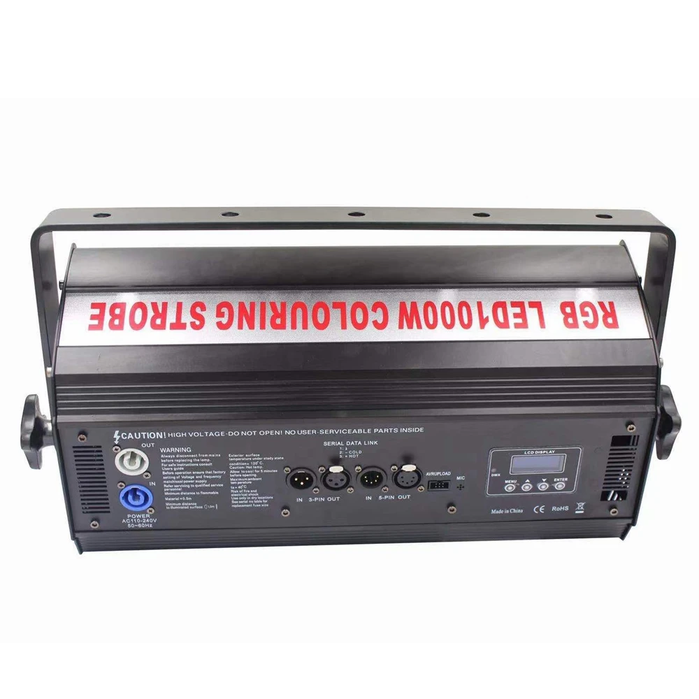 Новинка светодиодный RGB-Стробоскоп Atomic 1000 Вт стробоскоп DMX для дискотеки диджея