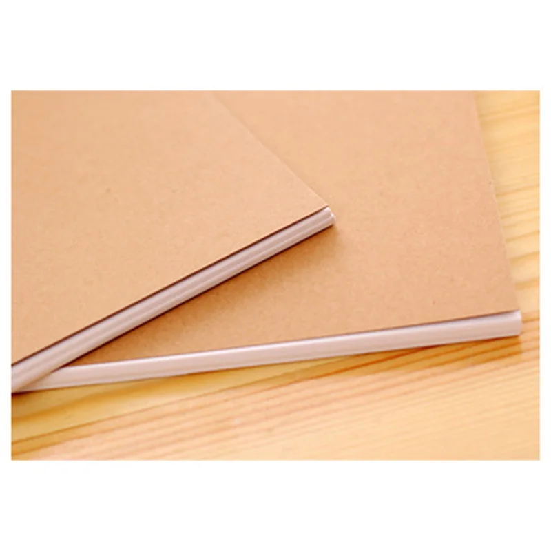 Спиральный альбом для крафт ноутбука цвета хаки рисования A5 и A6 пустые страницы 60