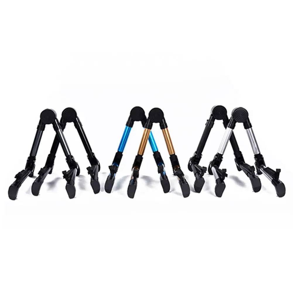 Портативная Алюминиевая напольная подставка для гитары Регулируемая Складная