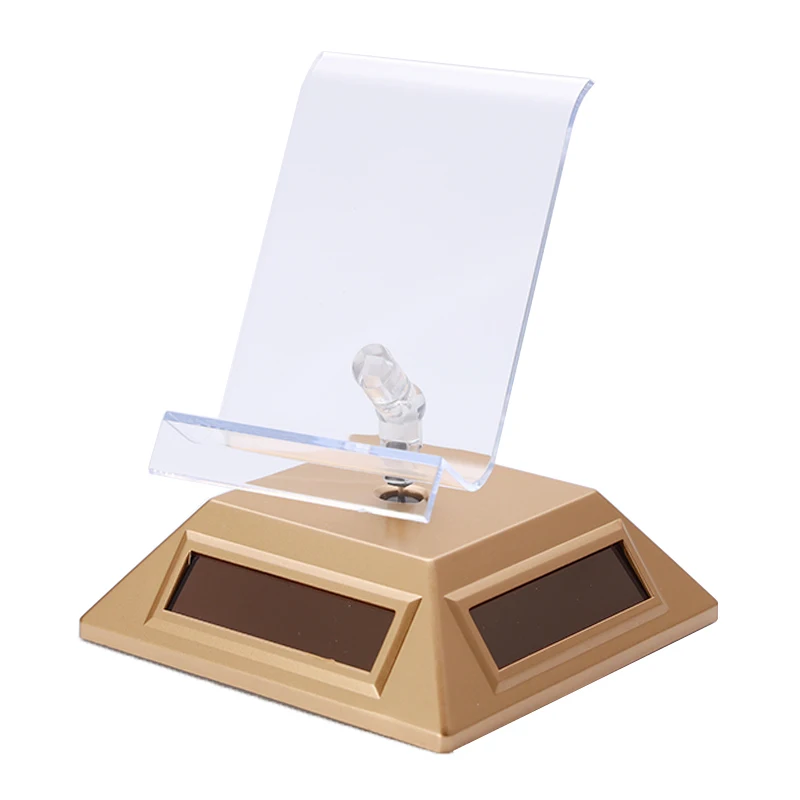 2021 вращающаяся витрина на солнечных батареях мобильный телефон часы вращающийся