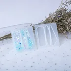 Не такой длинный diy Кристалл эпоксидная заколка для волос силиконовая форма для изготовления головы цветок заколка для волос кулон серьги ювелирные изделия Фабричный магазин