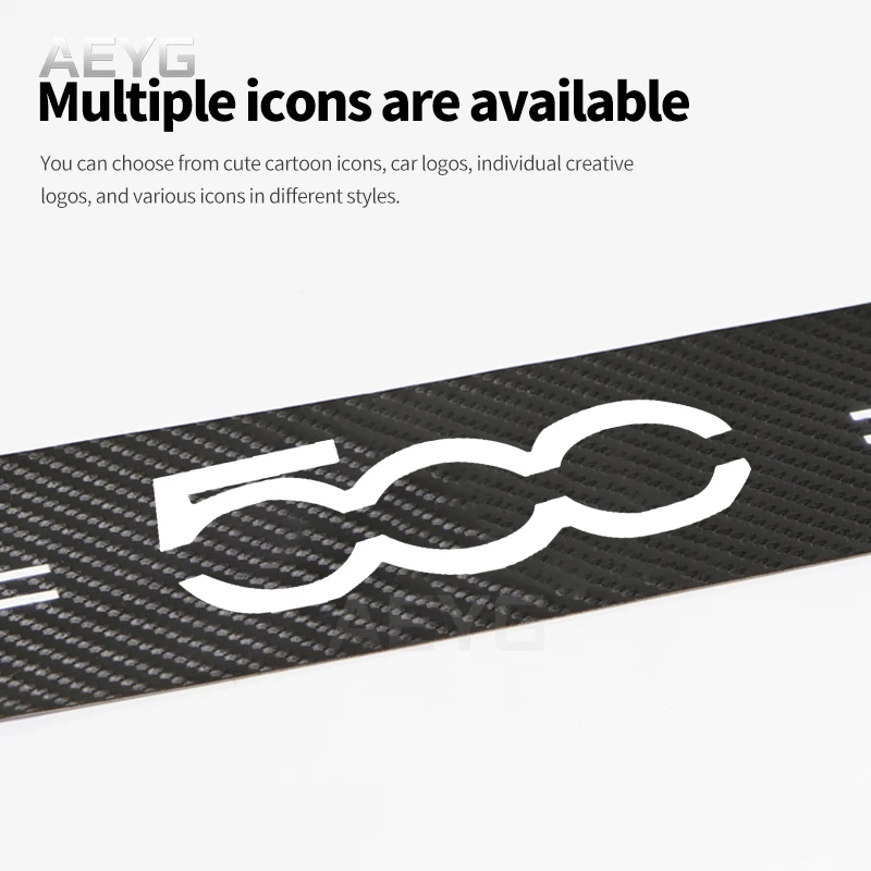 Наклейки из углеродного волокна на пороги автомобиля защитные кожаные наклейки