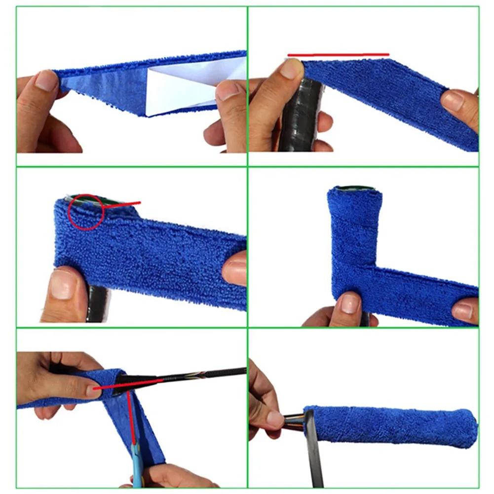 

Badminton Tennis Racket Handle Grip Absorb Sweat Anti-slip Wrapping Towel Band