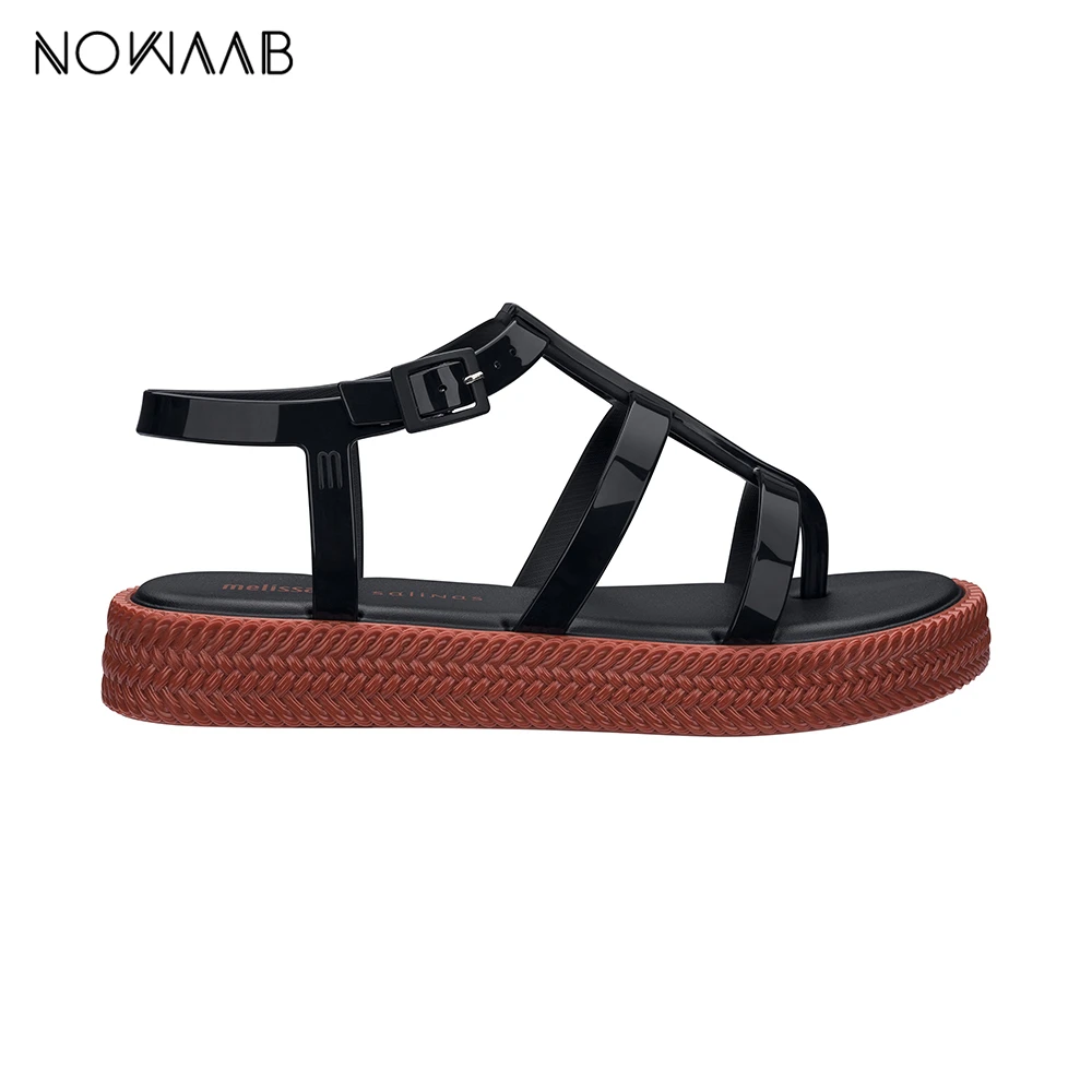 Melissa/женские босоножки Летняя обувь Женские на платформе Обувь массивном каблуке