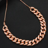 godki 3 colors chain luxury noble necklace jewelry for women girlfriend lover gifts bridal wedding anniversary daily accessories