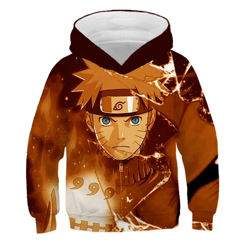 

2021 Hot Sale Clothing Naruto Hot Anime Hoodie Boys Hooded Girls Hoodie Sweatshirt Naruto Kids Hoodie Men's 3D Jacket Pullover
