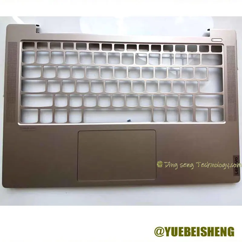 

YUEBEISEHNG New for Lenovo YOGA S740-14 palmrest US keyboard Bezel Upper cover Upper case Touchpad,Golden