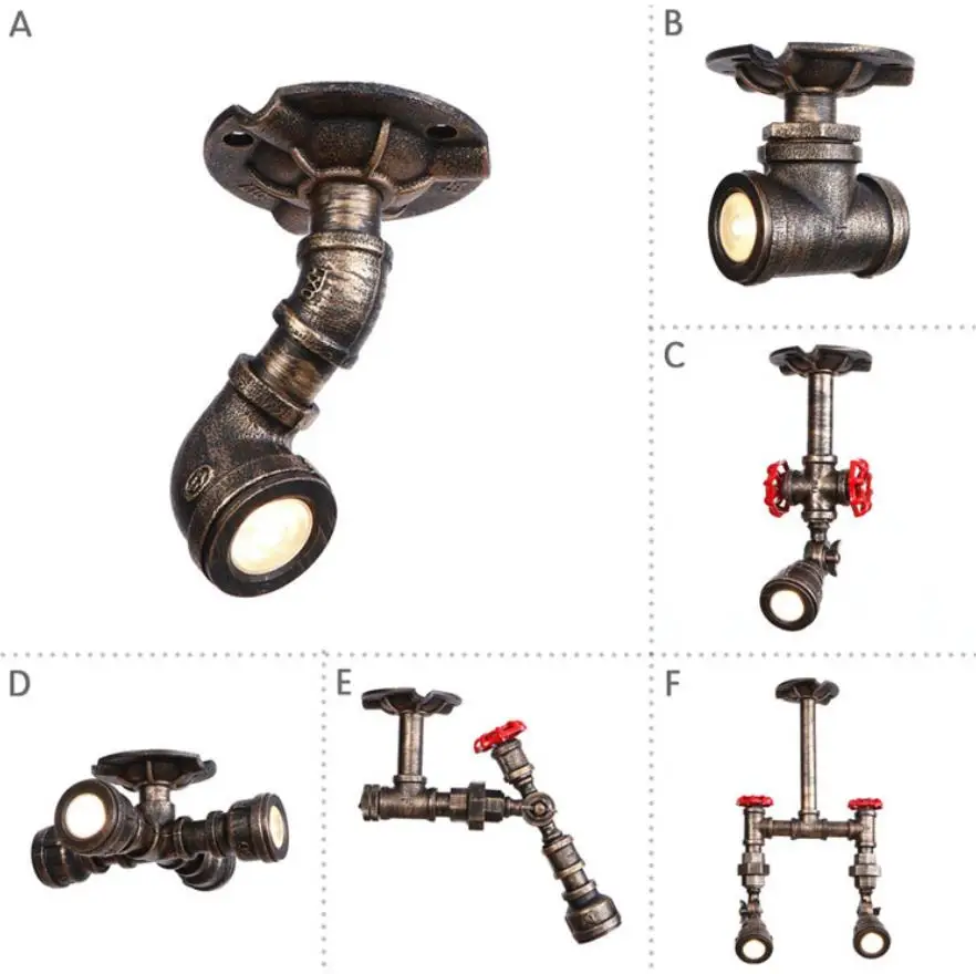 Скандинавский Ретро промышленный потолочный светильник креативная потолочная