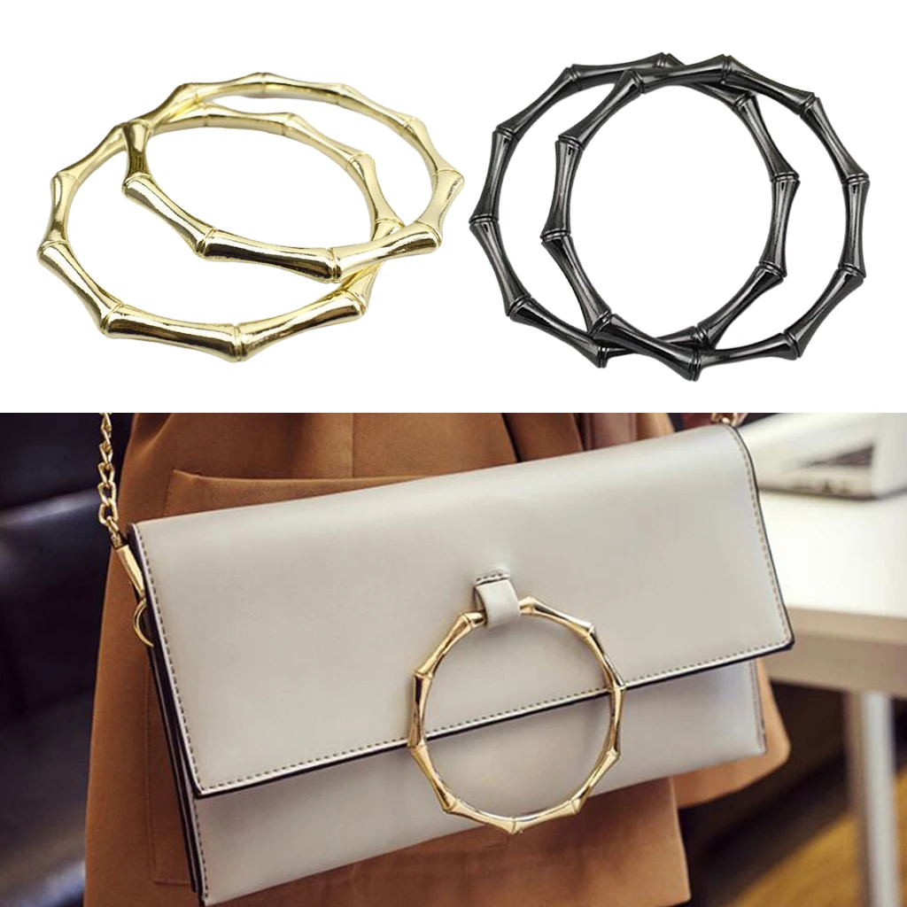 2 шт. круглая металлическая сменная Верхняя ручка для сумок аксессуары через