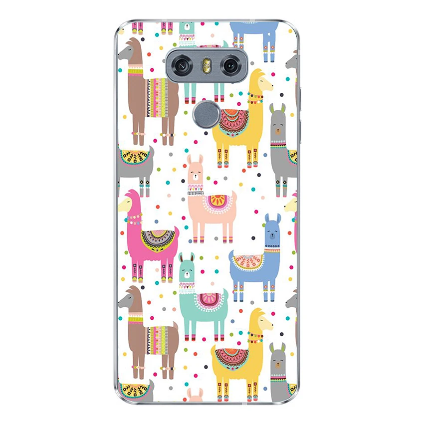 Ciciber милый лама для LG G7 G6 G5 G4 V40 V35 V30 V20 THINQ Мягкий ТПУ чехол телефона K8 K10 K4 K7 2017 2018 K9 K11