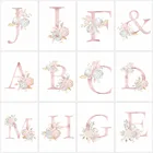 Алмазная картина сделай сам HUACAN, полноразмерная 5D картина с квадратными и круглыми стразами, с надписью Стразы, цветочное украшение для дома