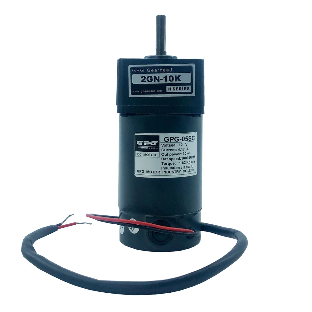 30w da C.c. do Motor 30w da Máquina do Incenso do Estado de Gpg Motor Taiwan 1800 Rpm 2gn-10k Gpg-05sc – 12v 4.17a