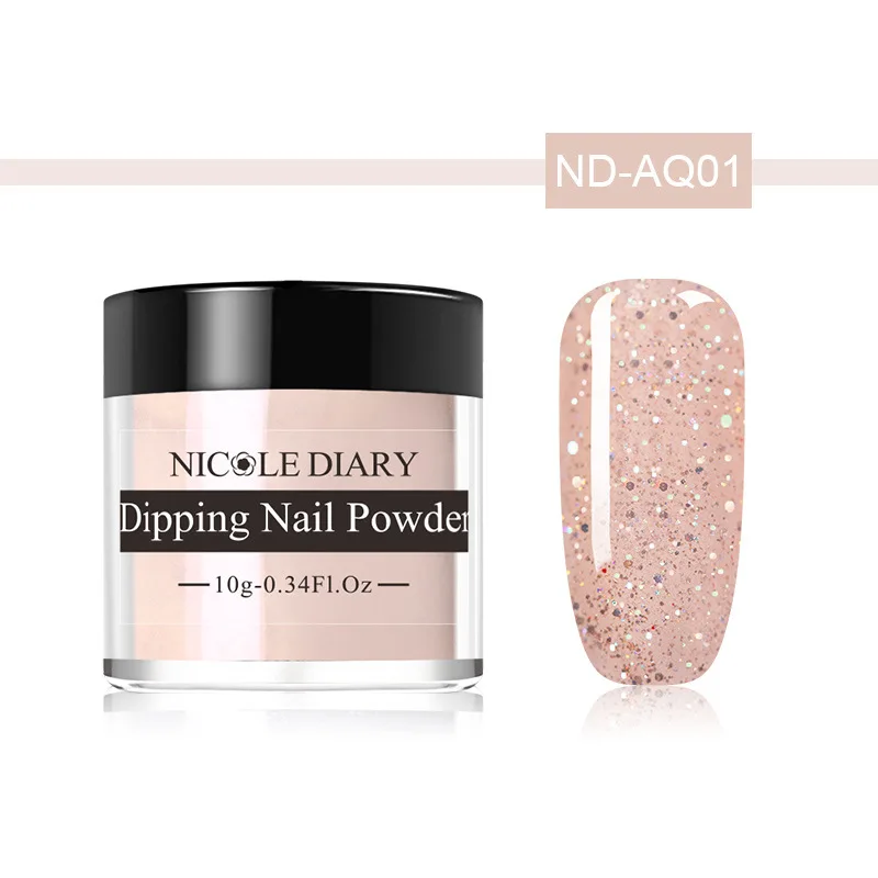 

Dip Nail Powders Gradient Dipping Glitter Decoration Lasting than UV Gel Natural Dry Without Lamp Cure
