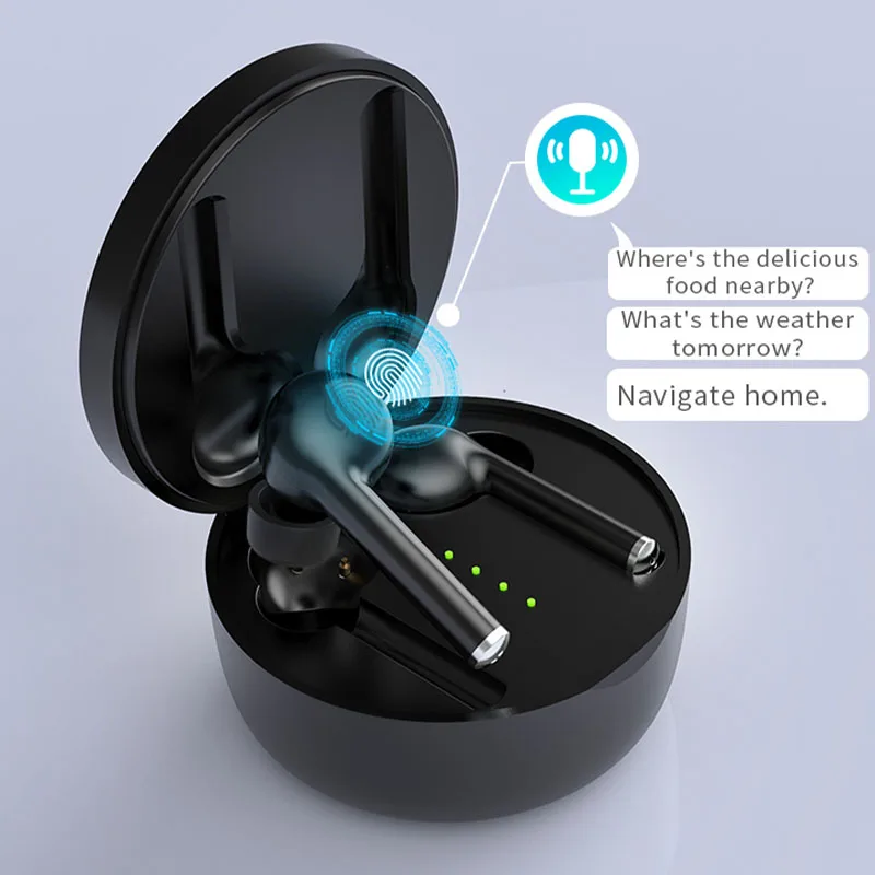 Tw40 наушники вкладыши Tws беспроводные с Bluetooth сенсорные со сканером отпечатков