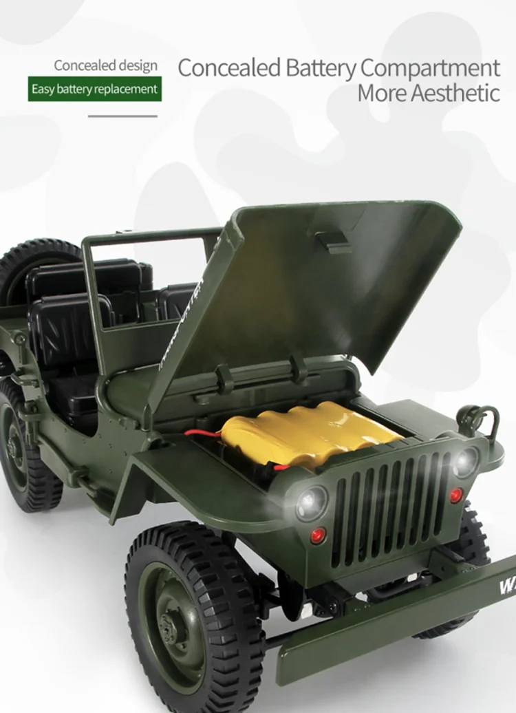 1:10 2,4G моделирования 4 колеса восхождение автомобиля военная модель Электрический rc Jeep автомобиль игрушка для детей, носки для мальчиков