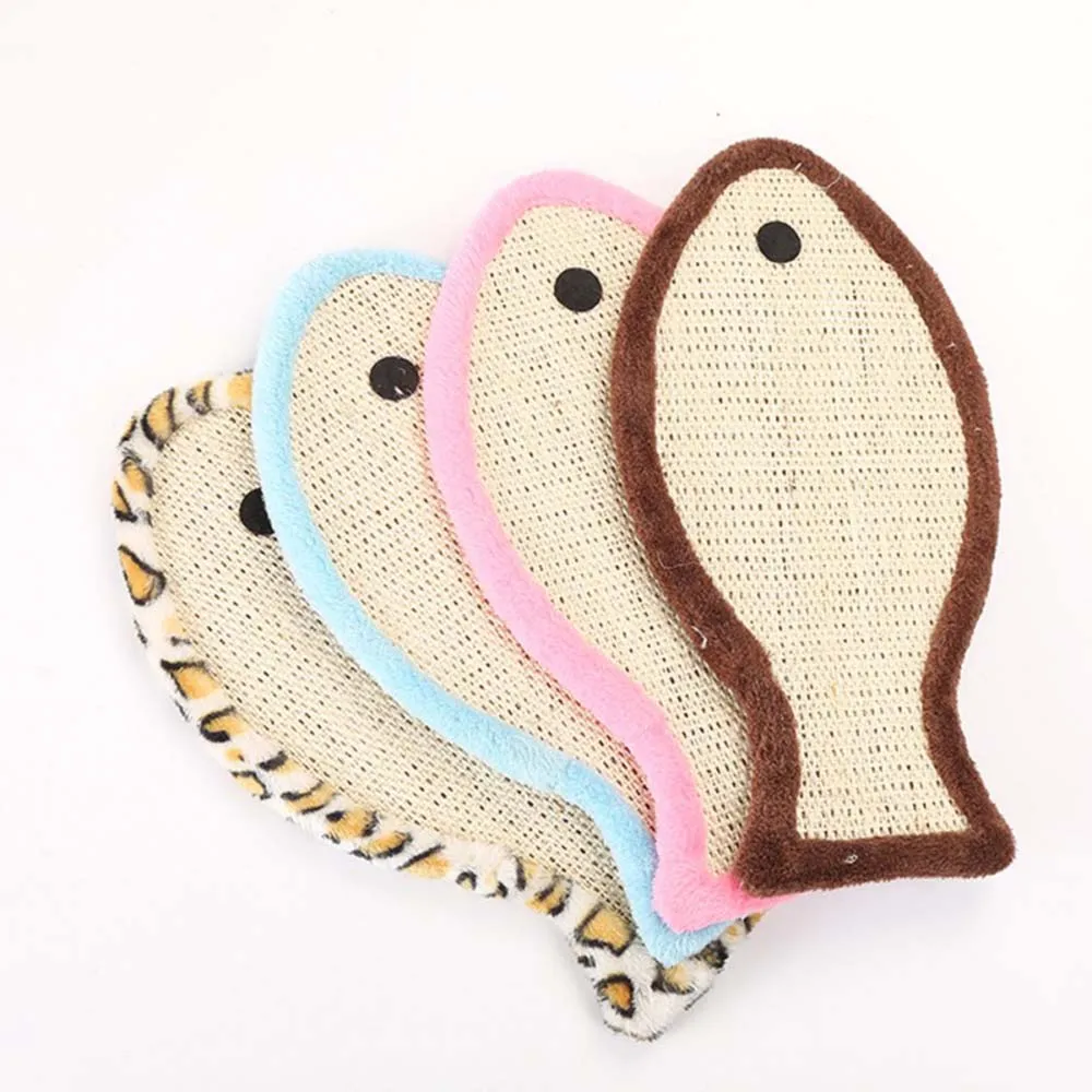 

Fish-Shaped Sisal Cat Kitten Scratch Board Pad Hanging Scratcher Bed Mat Claws Care Toy For Pet Cat Training Cat Toy