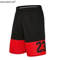 quality breathable dry fit man pockets loose male knee length number 23 summer running men five sports basketball shorts