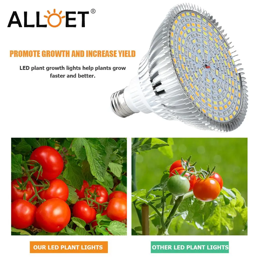 

184LED Plant Growing Lamp Full Spectrum Clip Lights Indoor Flower Nursery Full Spectrum Grow Lamp Grow Indoor Light