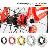 mountain bike flywheel 13 14 15 16 17 18 19 20 21 22t single speed tooth aluminum alloy stainless steel