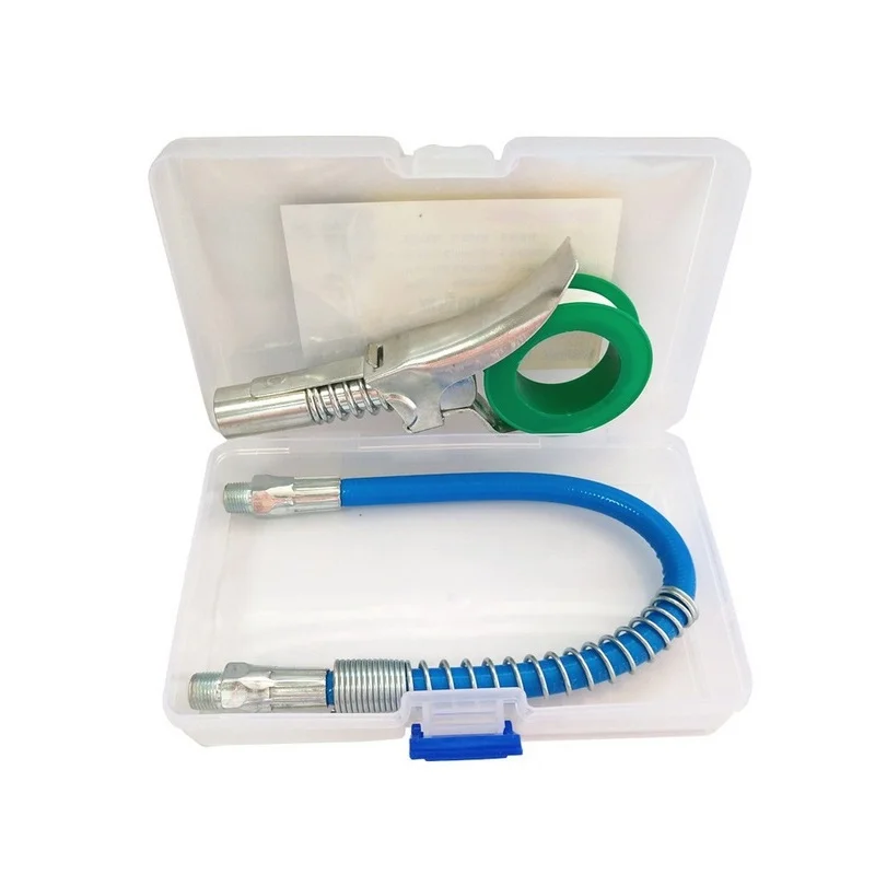 

Auto Replacement Parts Grease Gun Coupler Lock Pliers High Pressure Quick Release Double Filling Grease for 1/8inch NPT Fitting