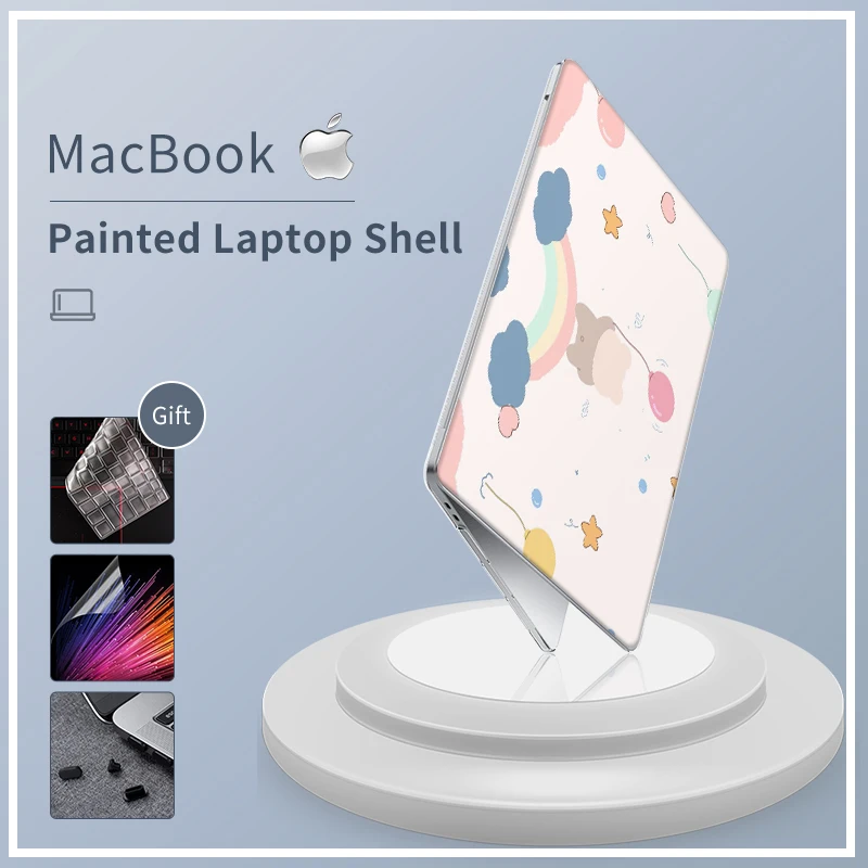

Чехол для ноутбука Macbook Air M1 A2337 A2179 A1466 A2289 A2338, жесткий чехол с милым мультяшным рисунком для Macbook Pro 11 13 15 16