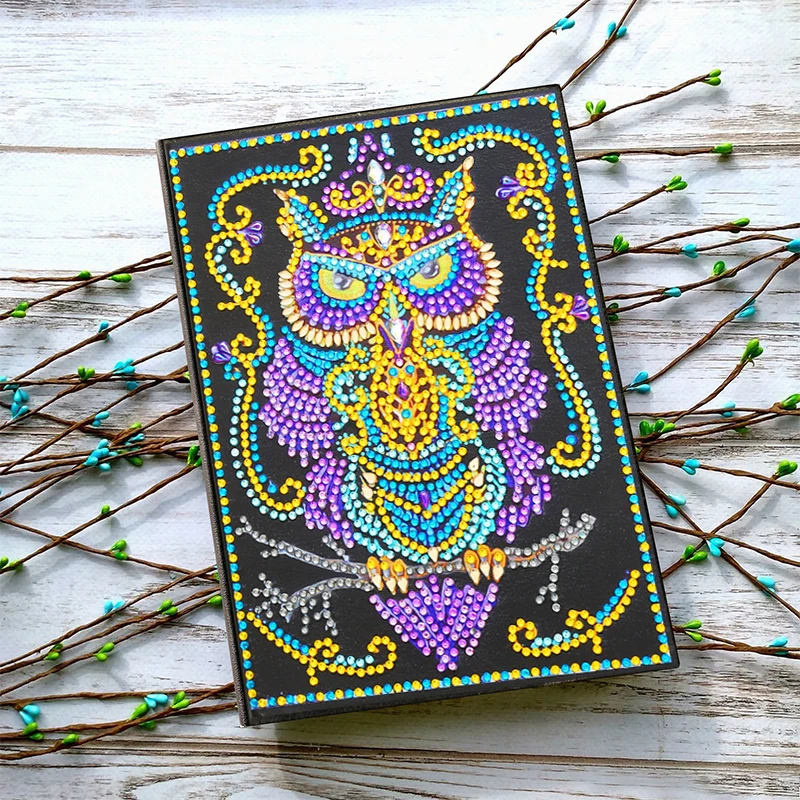 ZSSTEE 5d Diy алмазная живопись Блокнот Дневник Книга бабочка Павлин Единорог Мандала