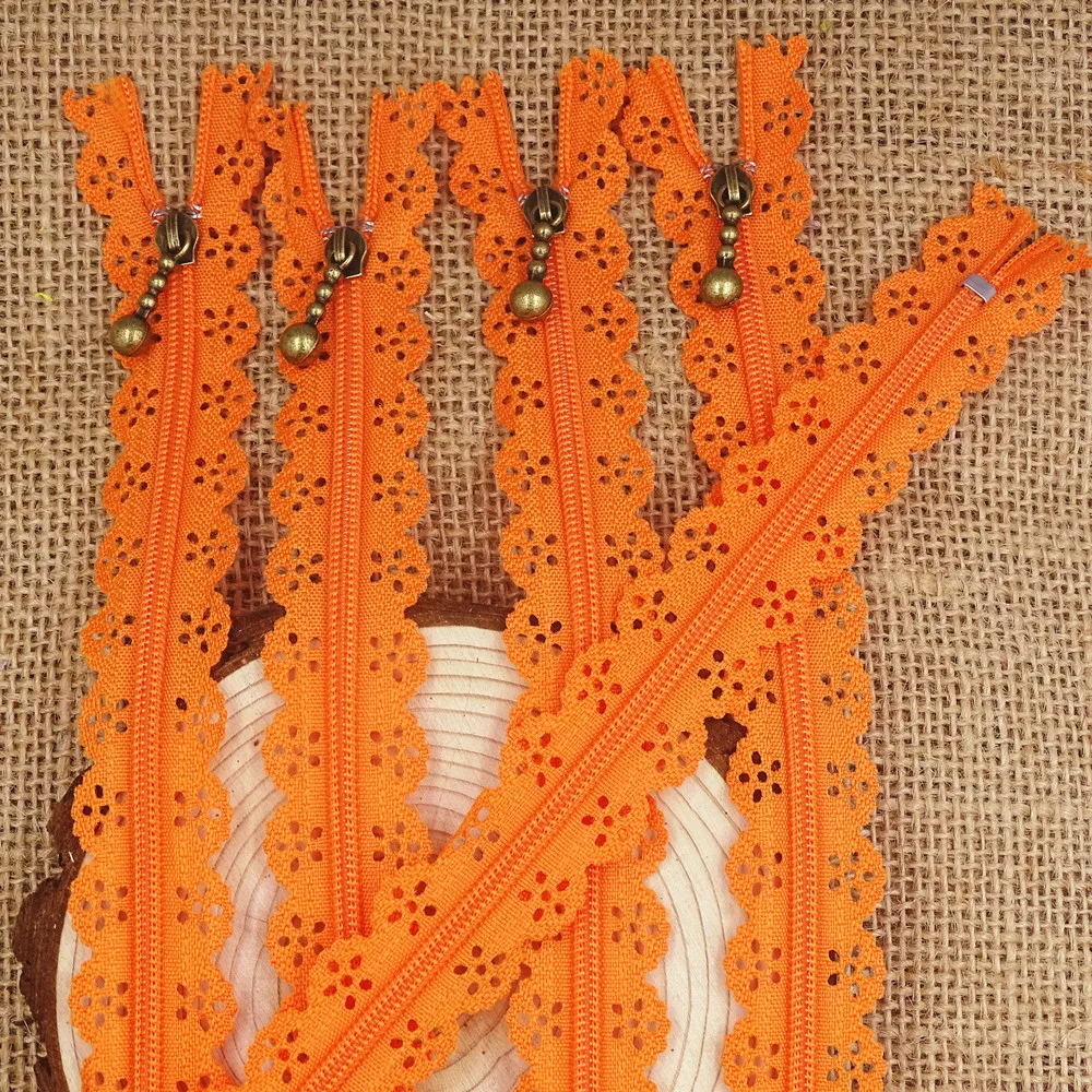 Кружева нейлон молния для шитья портной одежды и юбки 20 цветов 3 #40 см (16 дюймов) 5/10