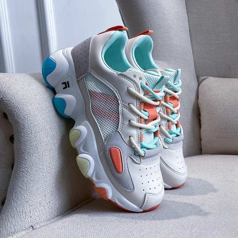 

Shoes Women Sneakers 2020 Baskets Femme Fashion Brand Breathable Walking Casual Platform Shoes Woman Zapatillas Mujer Deportiva