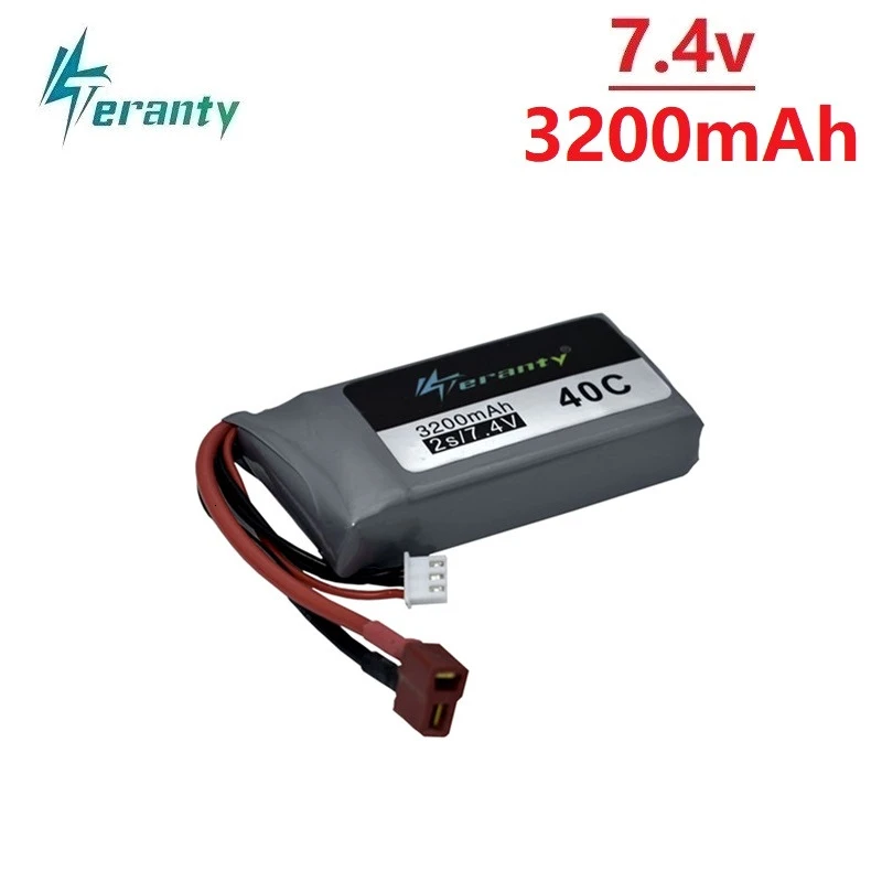 Обновленный 3200mah для Wltoys 12428 12423 RC четырехколесный Внедорожник 2s 7 4 v Lipo