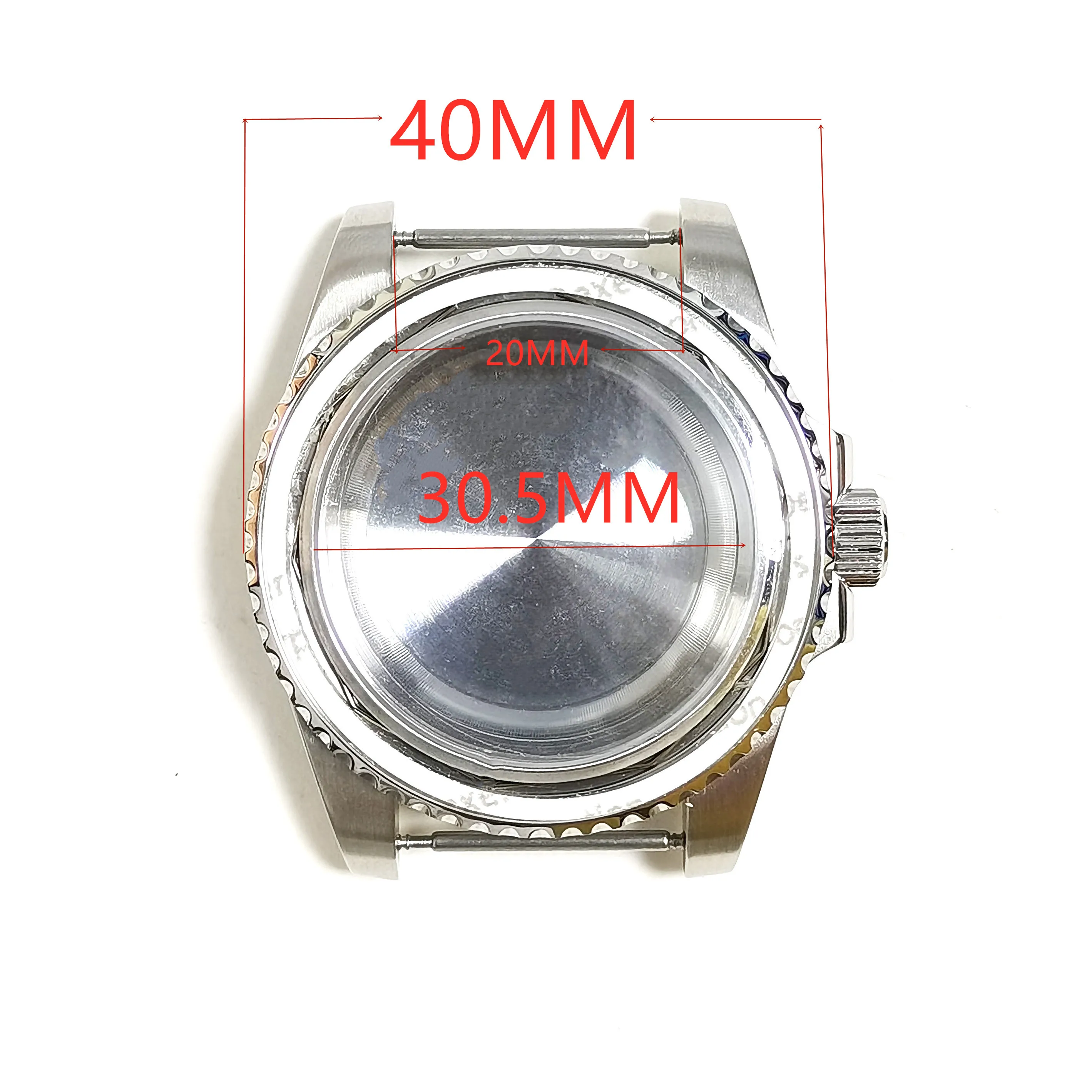 

New Watch Part 40mm Sapphire Glass Stainless Steel Case Fit NH35 Automatic Movement