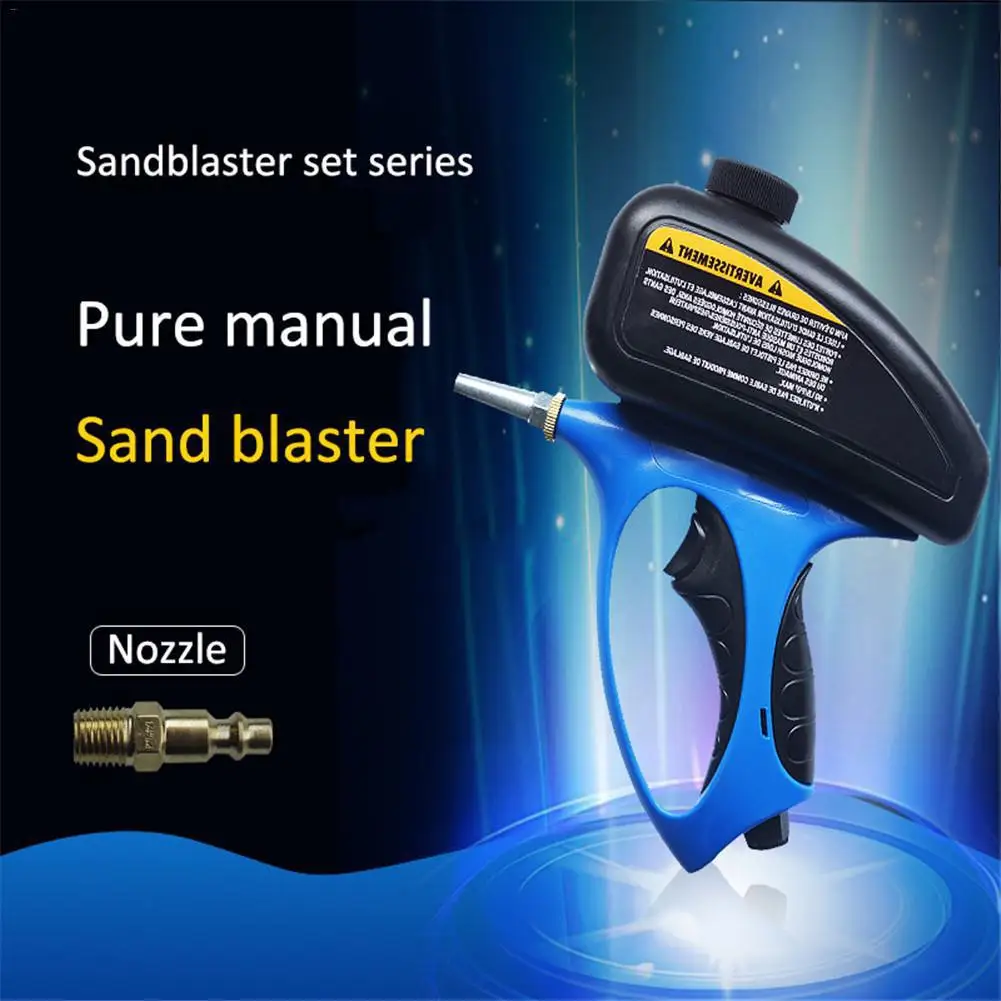 Anti-rust Sandblaster Air Compressed Glass Tombstone Sandblasting Machine with Small Nozzle |