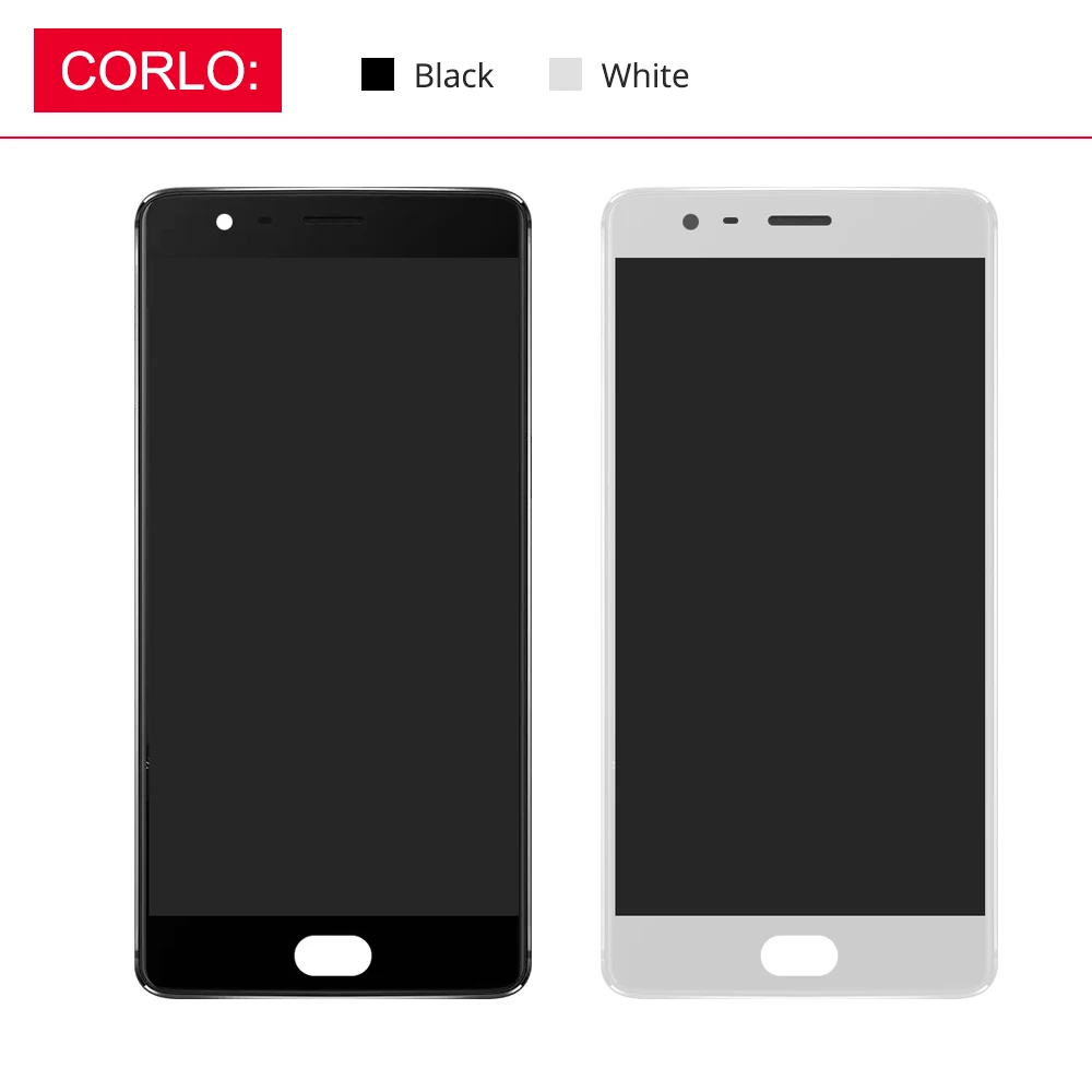 Супер OLED-экран 5 дюйма для OnePlus 3 ЖК-дисплей A3010 кодирующий преобразователь