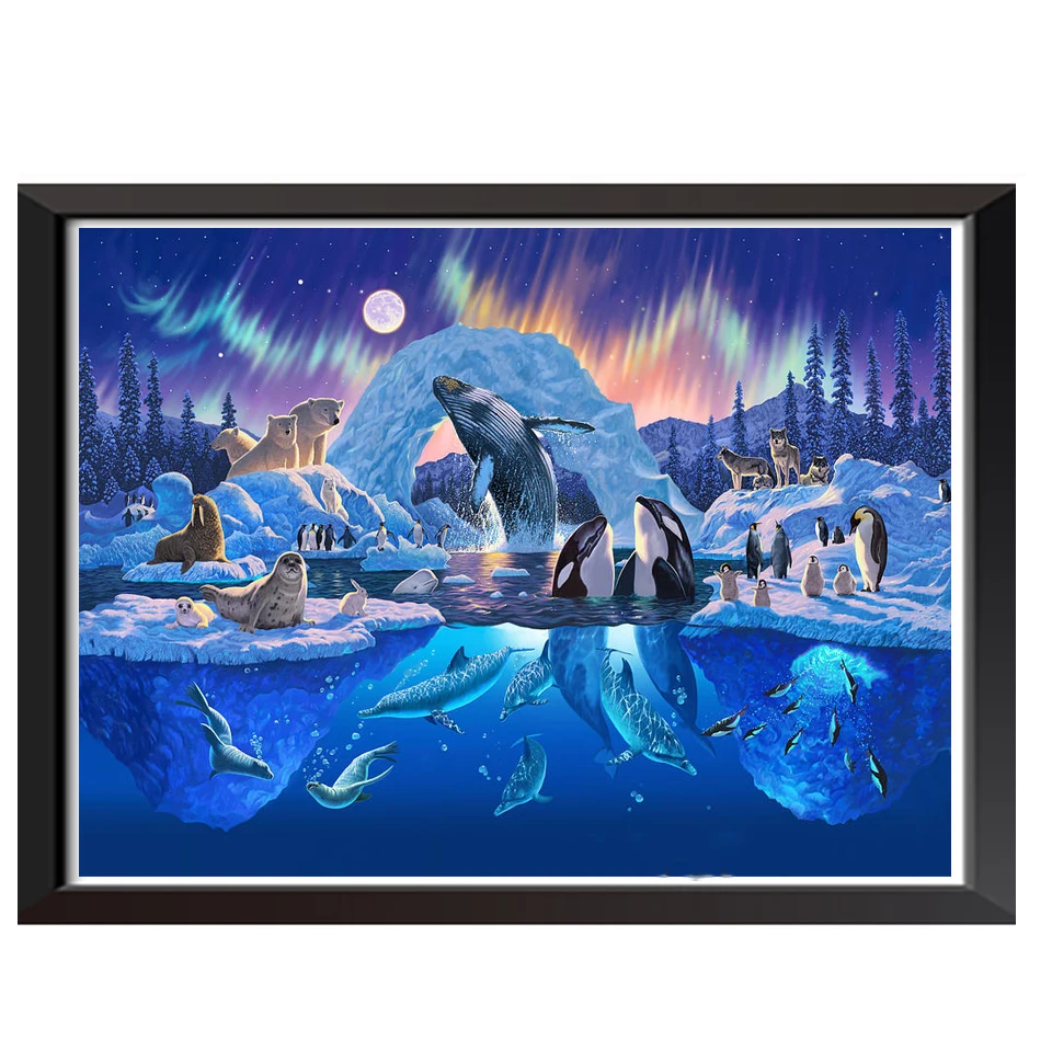 

5d алмазная вышивка, животное, фотография, полная квадратная круглая алмазная живопись, вышивка крестиком, мозаика стразы из бисера ручной работы A365