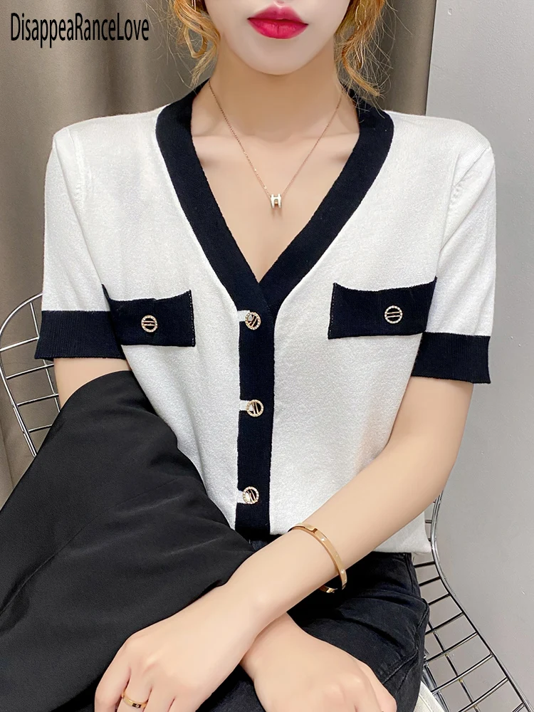

Autumn Winter Short High Waist Solid Color Sweater Women Single-breasted Knit Cardigan Small Sweter Women Jacket New Top Femme