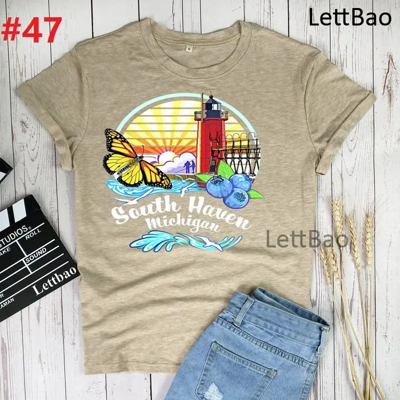 

Monarch Butterfly Fashion Women T-shirts Funny Vintage Graphic Print Graphic Chic Harajuku Summer Short Sleeve T-Shirt Women Top