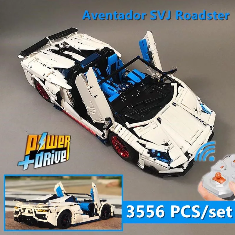 Новый мс высокие технологии транспортное средство серии Aventador SVJ Roadster подходит MOC