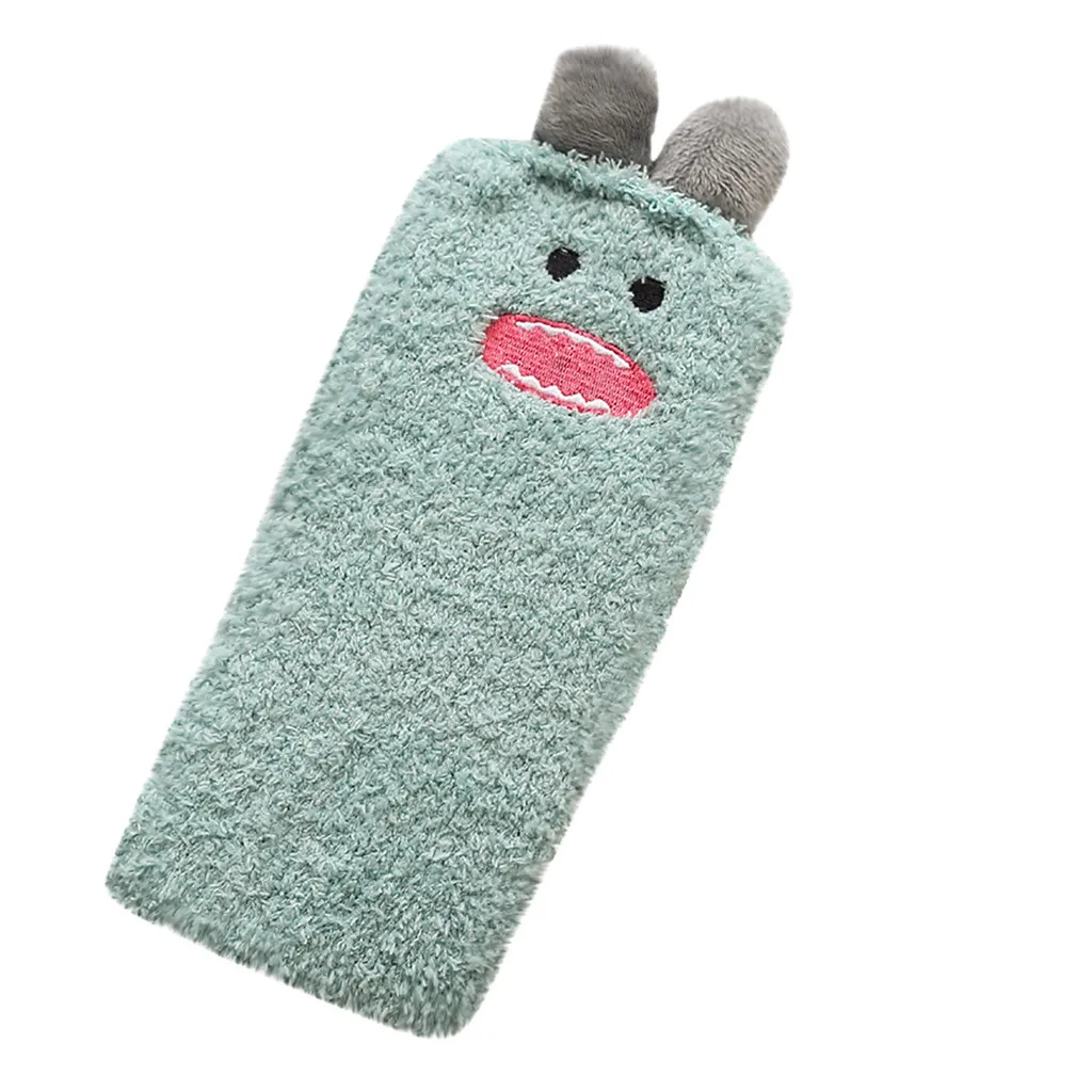 Новинка 2019 женские модные забавные носки с маленькими стоячими ушами толстые