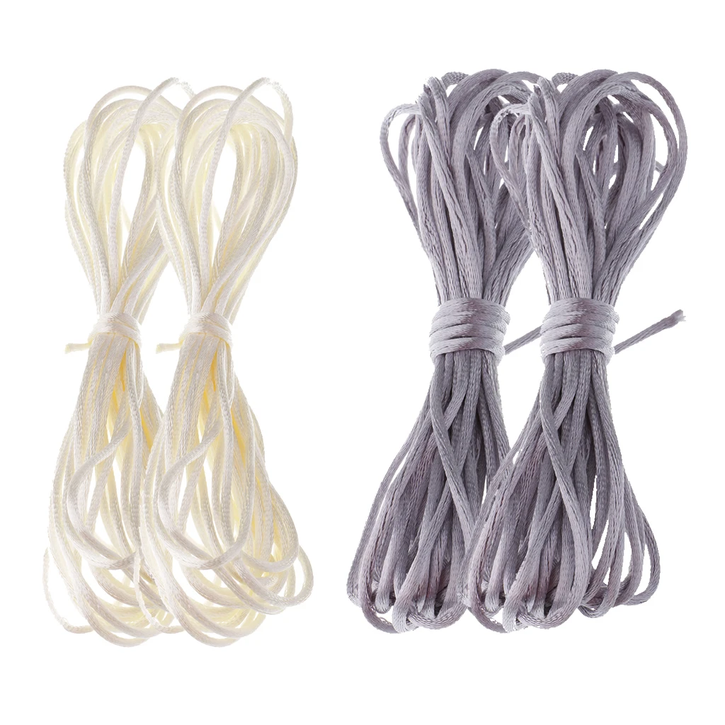 4 Bundles Mixed Crafts String DIY Jewelry Making Waxed Cord for Bracelet Pendant Necklace Thread | Украшения и аксессуары