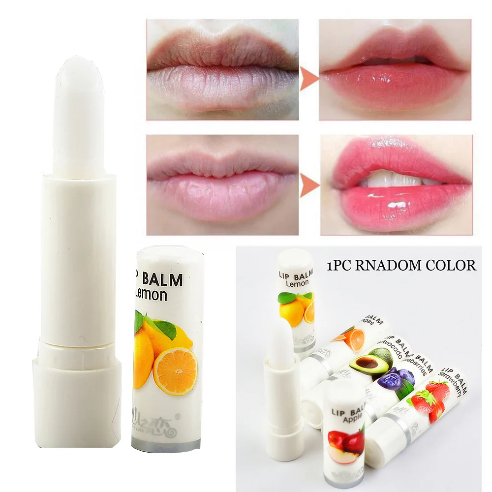 Натуральный фруктовый экстракт бальзам для губ Желейный бесцветный против
