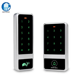 touch metal access control reader 125khz rfid access control keypad board digital password lock for home alarm system 10 keys free global shipping