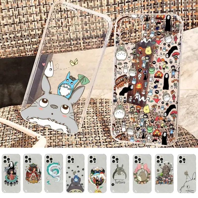 

Japan Anime Totoro Phone Case for iphone 13 11 12 pro XS MAX 8 7 6 6S Plus X 5S SE 2020 XR case