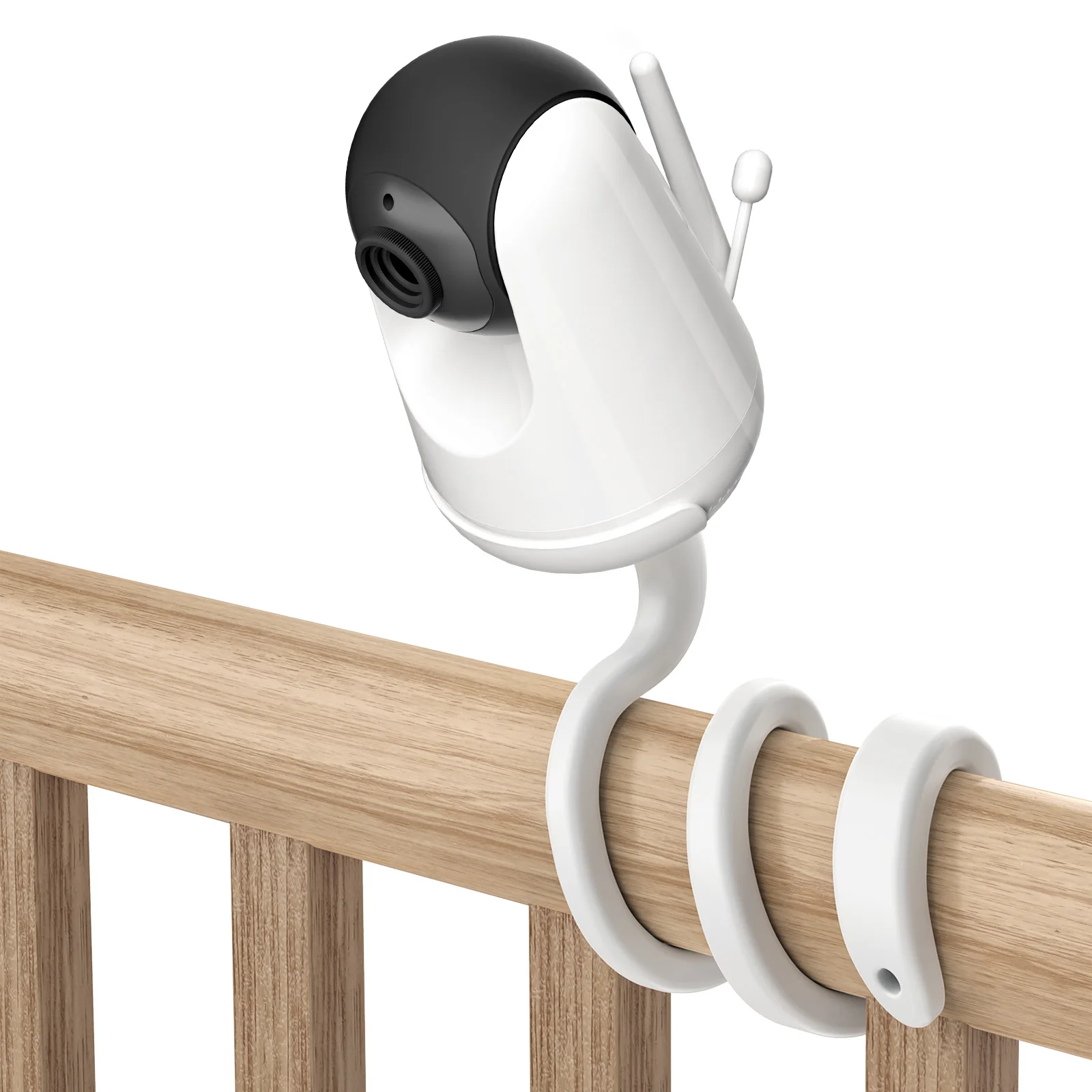 

DF-1078+DF-3033 Baby Monitor Mount Bracket for Baby Monitor 720P Baby Monitor Baby Camera Without Tools or Wall Damage