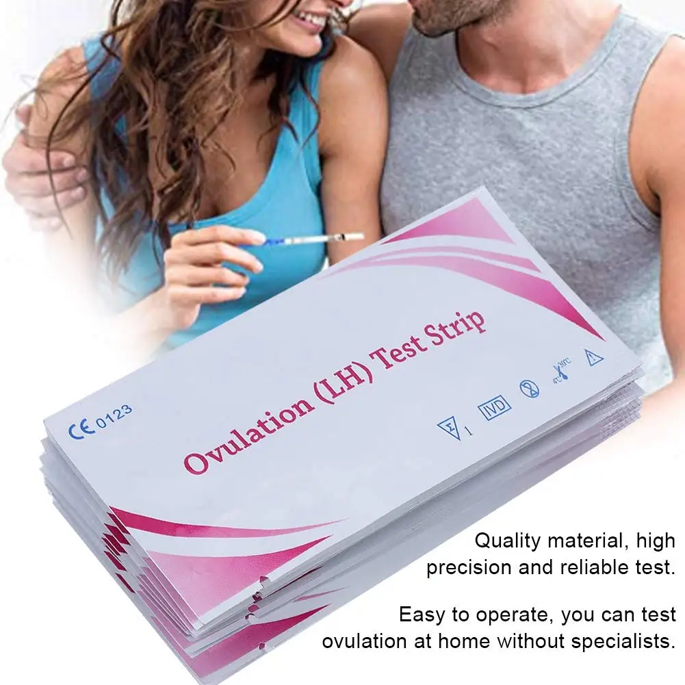 Fertility For Woman Ovulation Strip 50 PCS Easy Home Rapid Test Kit 25miu With Urine Cups Fast Shipping 24 Hours | Красота и здоровье