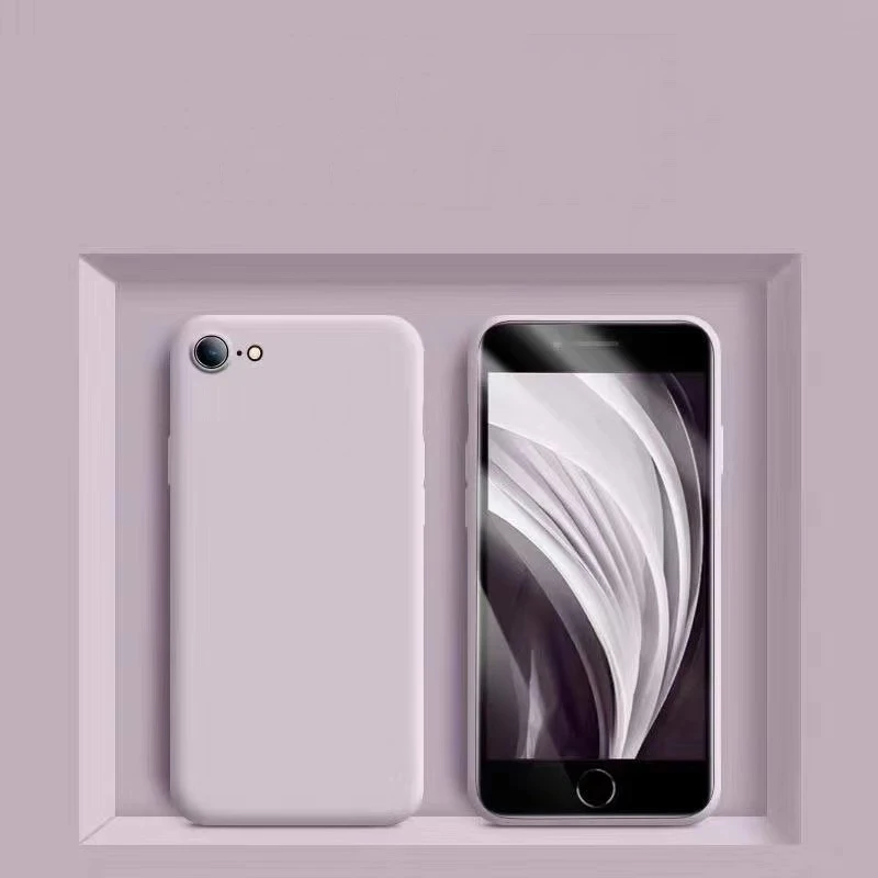 Роскошный чехол из жидкого силикона для iPhone 11 Pro Max SE 2 2020 XS XR X 10 6 S 7 8 Plus мягкая