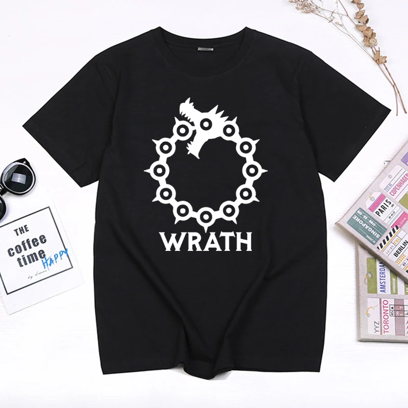 Карнавальный костюм в стиле аниме Семь смертных грехов Для мужчин футболка